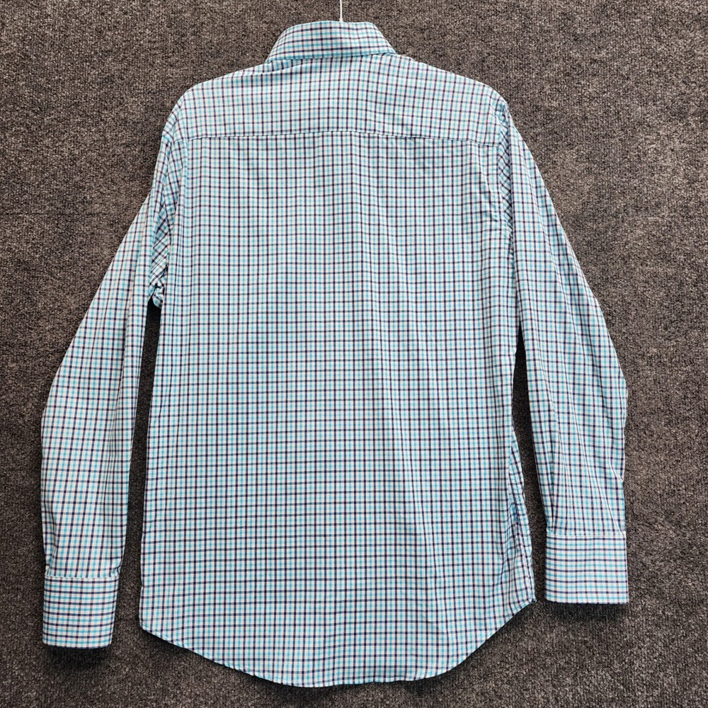 Peter Millar Summer Comfort Mens Performance Plaid Button Down Golf Shirt Small - Picture 9 of 9